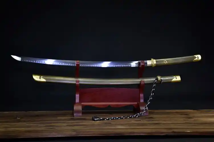 刀剑t10烧刃简约日式宝剑手工锻打长刀工艺冷兵器未开刃