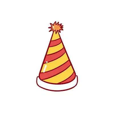 彩色生日帽可爱生日帽素材可爱生日帽素材粉色小清新梦幻生日妆容腮红