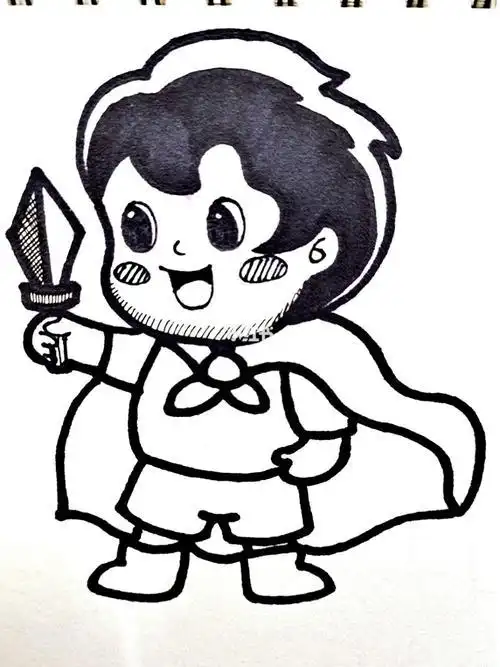 海超人简笔画集 简笔画图片大全-蒲城教育文学网