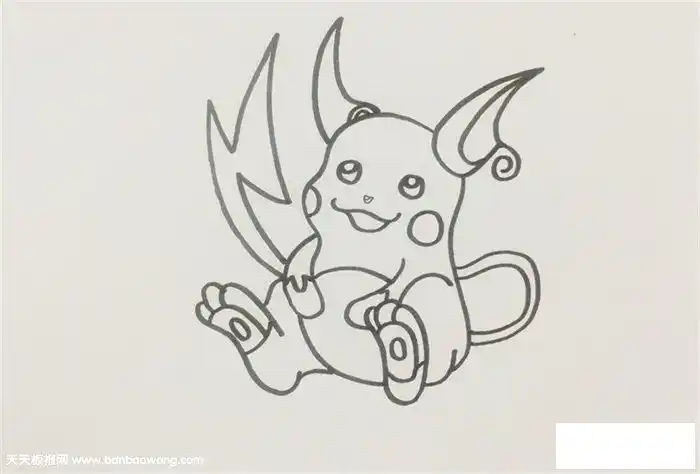 怎么画雷丘简笔画