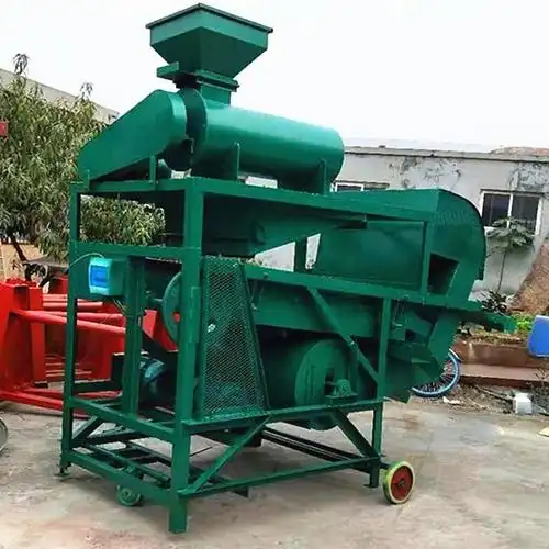 山西高粱脱粒机高粱脱壳机杂交高粱去壳筛选一体机器