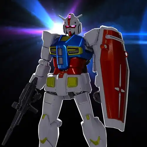 千手万代金属着色hgg40元祖敢达rx782法拉利高达模型专区