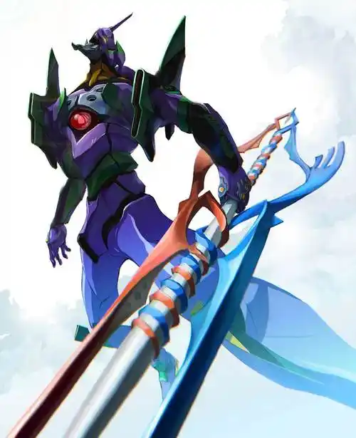 初号机|のと的新世纪福音战士插画图片