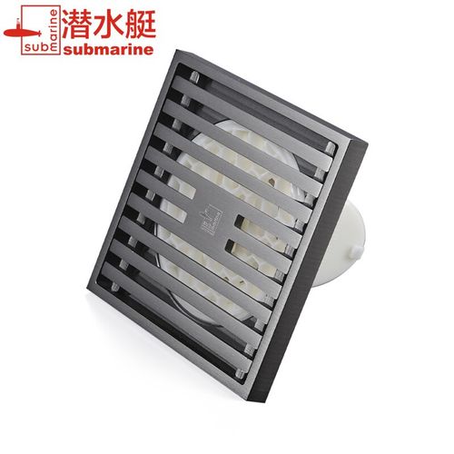 潜水艇地漏 防臭防虫防反水枪灰色地漏 官方店厨房卫生间洗衣机下水道