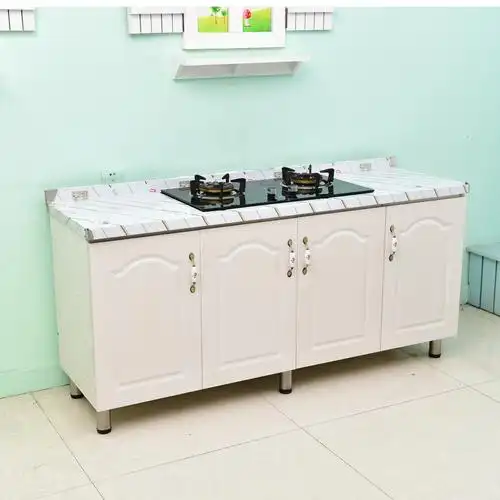 简易橱柜老式碗柜厨房柜子灶台柜家用不锈钢厨柜水槽柜包邮经济型