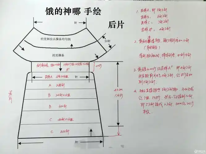 圈圈涟漪 棒针版葱衣女士棒针育克圆肩长袖毛衣