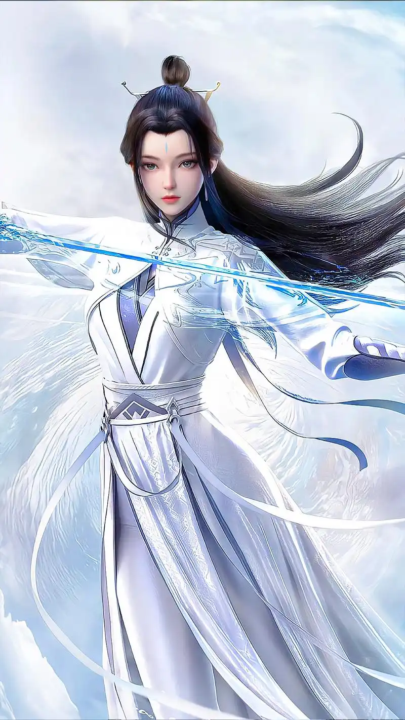 《诛仙》陆雪琪手机壁纸:十年舞剑意难断,再见鬼厉泛相思