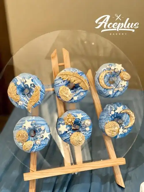 星空蓝甜品台78