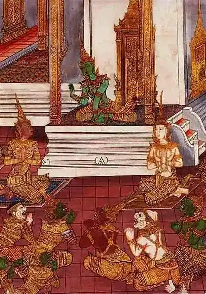 印度《罗摩衍那》壁画艺术(96张)