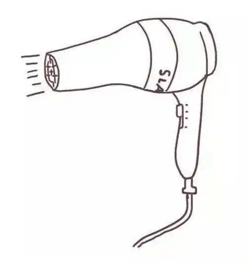 吹风机简笔画吹风机简笔画涂色