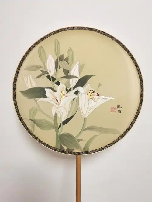 手绘扇子|纯艺术|绘画|小青爱画画 - 原创作品 - 站酷 (zcool)