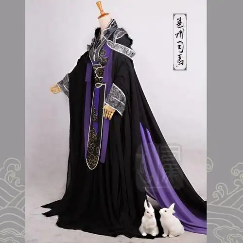 【绝版展示】【邕州司马】紫黑劲装cos男古装【天玑】 沉晔/夜华