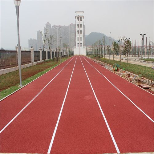 篮球场塑胶跑道 学校操场体育场透气型地面材料