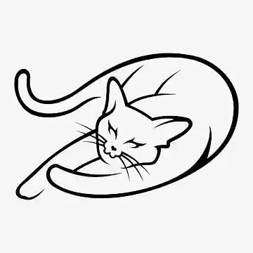 矢量图aipng蝴蝶纹身png黑白动物线描png动物装饰图案png一只可爱的