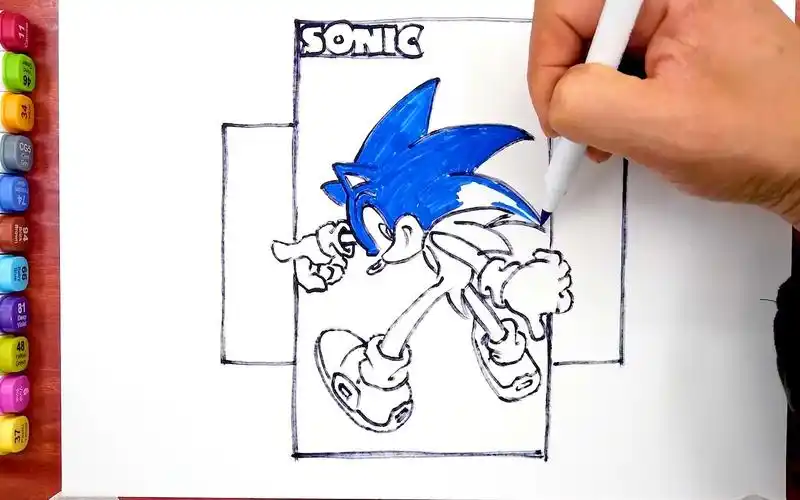 刺猬索尼克起源 sonic origins 索尼克游戏 儿童简笔画 ps5 game