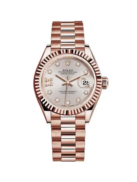 劳力士rolex女装日志型系列 279175(银色表盘)机械女表