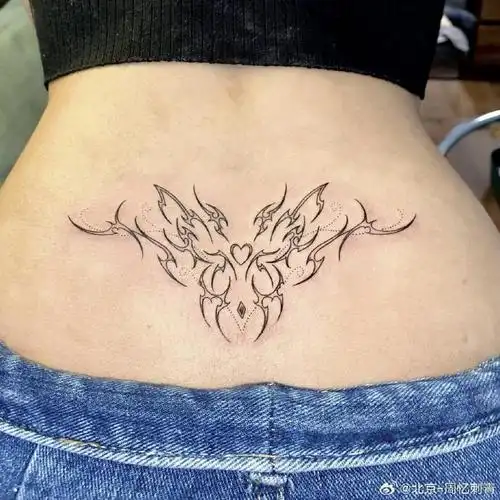 纹身分享##纹身设计##腰部纹身##北京纹身店