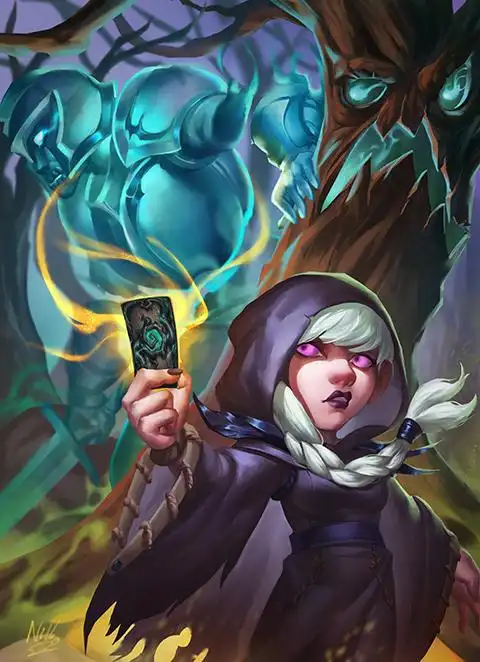 画作 7.0留恋 亡灵小法师与小姐姐塔莉萨