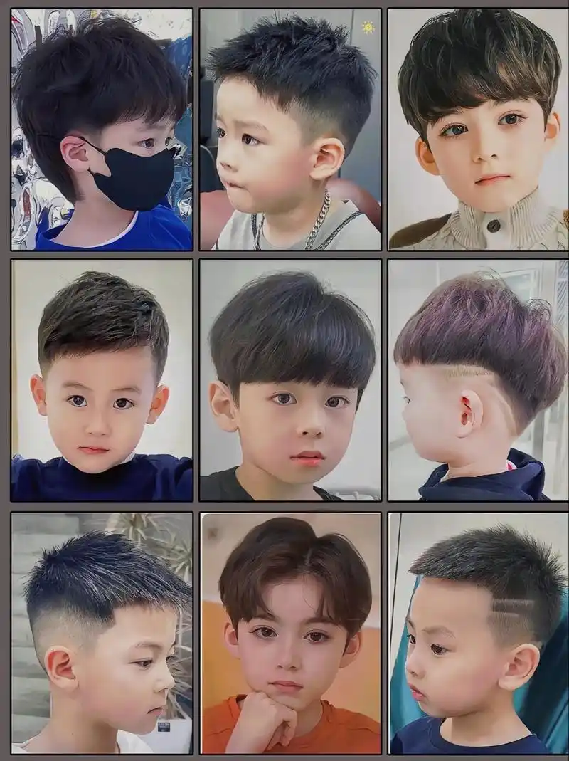 男童发型.这个冬天,几款干净,清爽,又酷,又帅的发型来了 ～ - 抖音