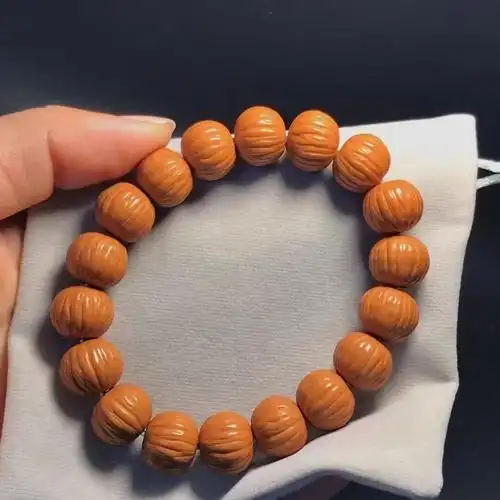 收藏级猴王土豪猴头手串天燃南瓜桩凤羽核桃文玩佛珠手链男女泰聚福