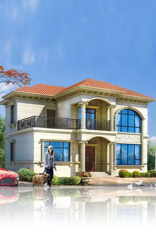 欧式二层别墅设计图效果图