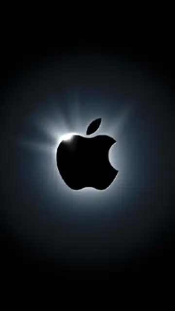 [鸡蛋西红柿]一图流,值得一看的手机壁纸,黑色发光苹果!