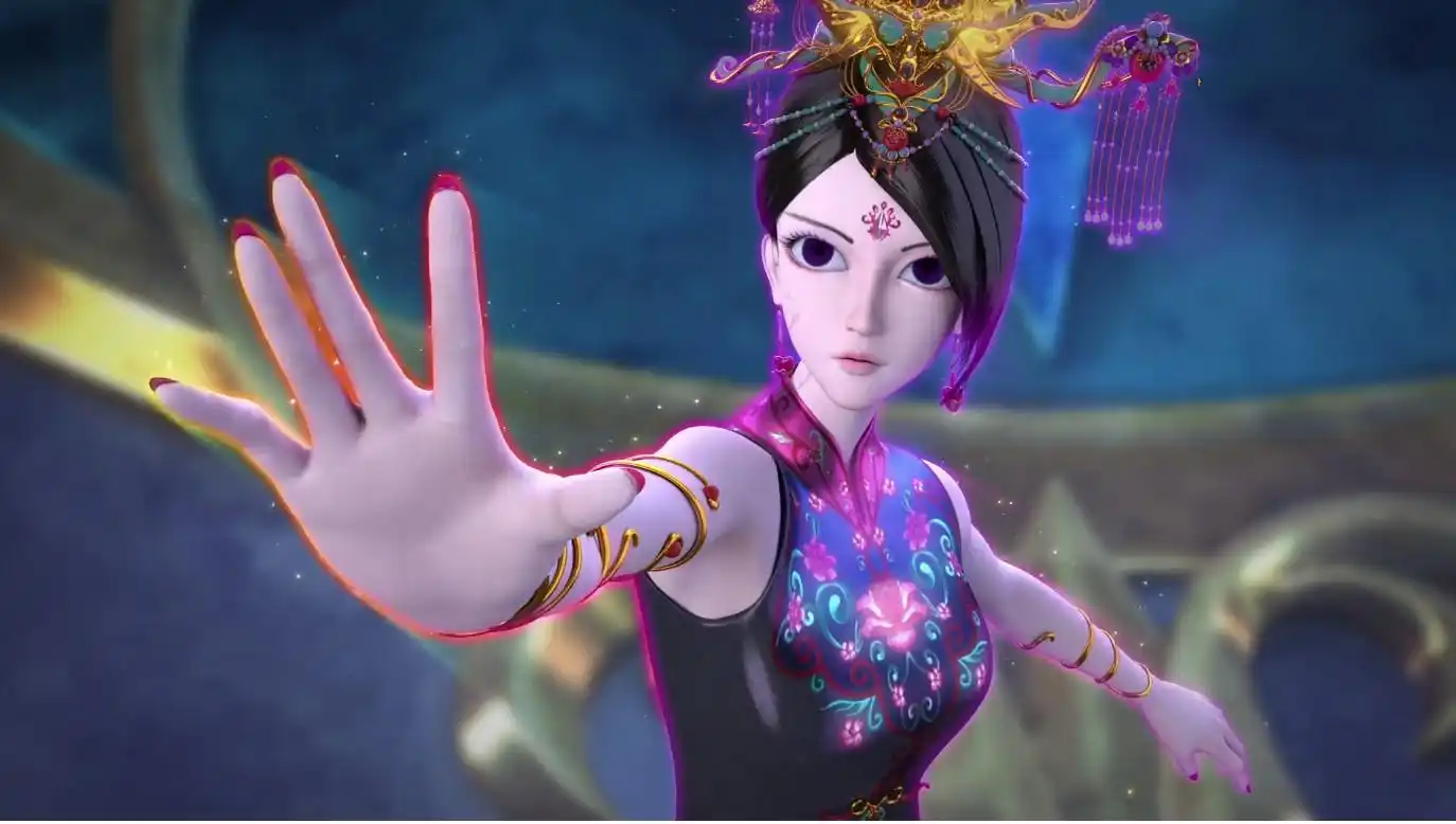 叶罗丽:曼辛姐妹攻打灵犀阁,一个细节曝出差距,辛灵身材真完美_手机