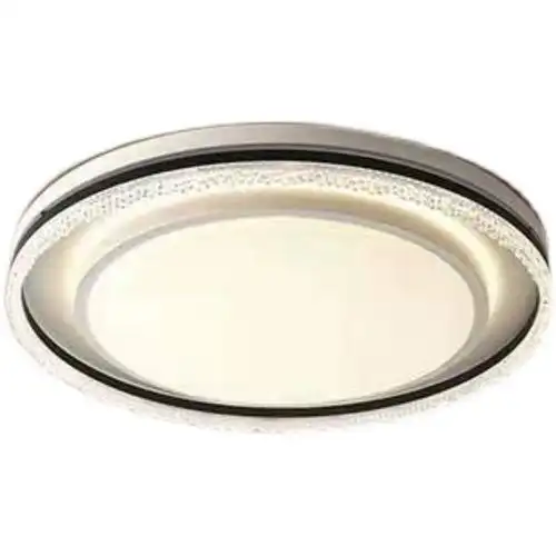 现代轻奢卧室吸顶灯天猫精灵智能灯具圆形房间灯松伟水晶之恋