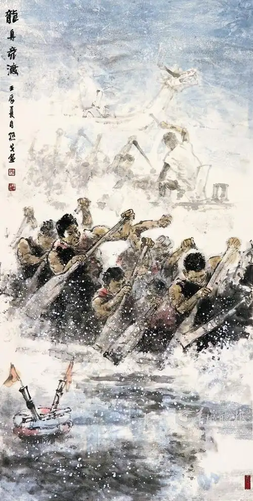 菩萨蛮龙舟竞渡