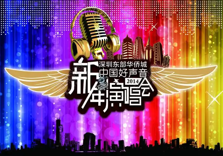 中国好声音演唱会海报设计psd素材