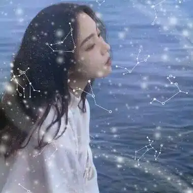 星空女生头像高清好看的唯美星空女生图片头像