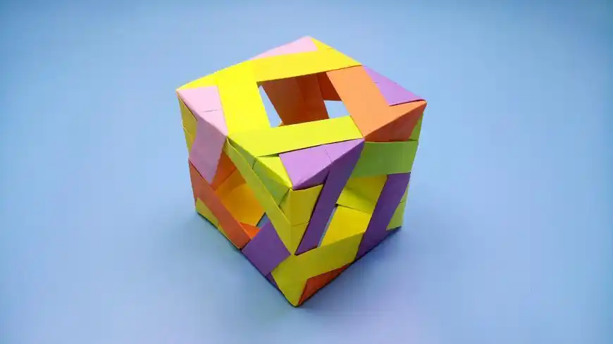 创意立方体折纸视频小朋友们最喜欢玩diy手工视频教程