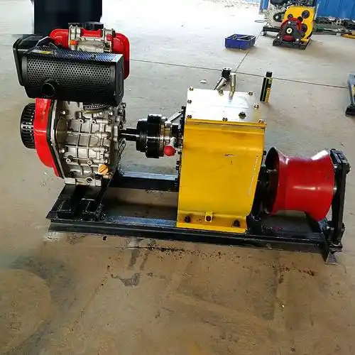 8吨绞磨机2吨机动绞磨3吨机动绞磨洪涛电力牵引电缆