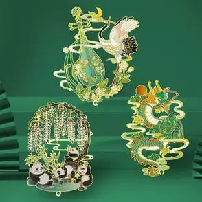 故宫十二月令金属书签国潮文创二十四节气礼品产品礼盒装古典中国风