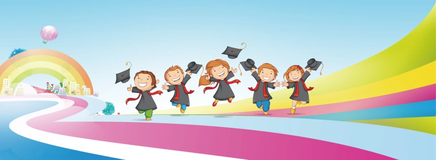 幼儿园毕业典礼清新banne