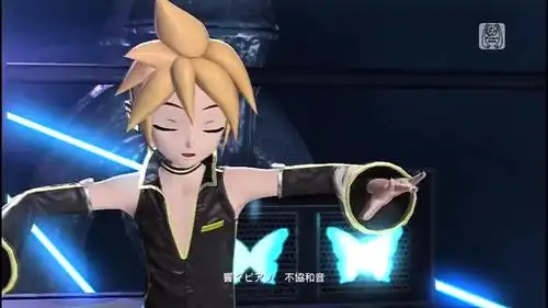 project diva(歌姬计划)/右肩の蝶/镜音连/模组 朋克