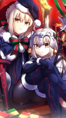 fate圣诞贞德高清壁纸合集,含手机竖屏