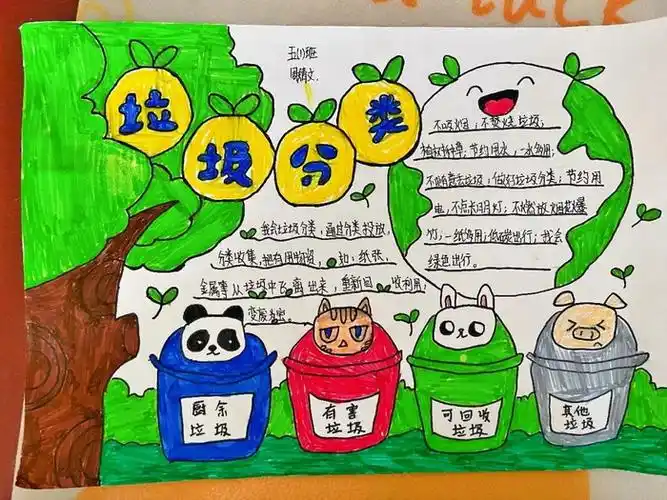 绿色低碳节能先行手抄报小学生