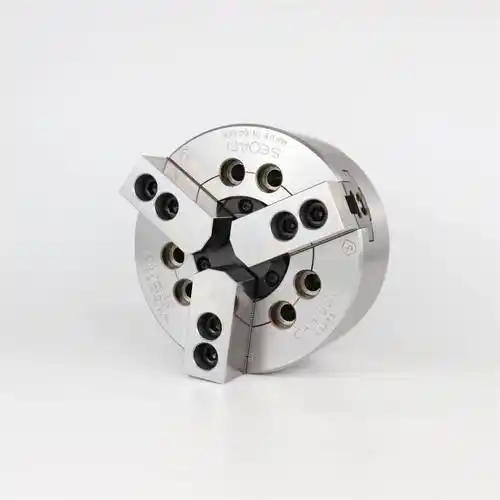 韩国瑞研卡盘cah-06-cah-08三爪中空液压卡盘