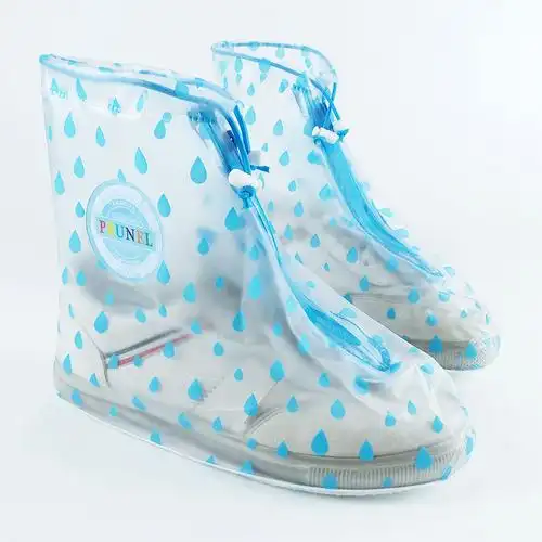 prunel品牌时尚雨鞋套防水层防滑套鞋旅游雨天男女水鞋套礼品代发