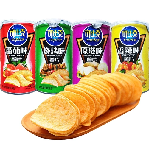 可比克薯片45g原滋味烧烤味番茄味