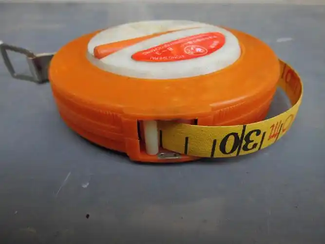 卷尺库存怀旧10m15m20m布尺塑壳布卷尺老货皮尺雄狮卷尺