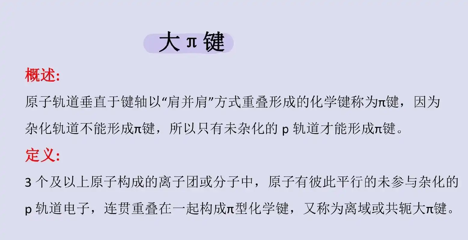 结构化学中大π键形成条件 书写技巧等#一起学习 #知识点总结 - 抖音