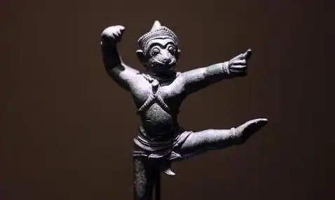 印度教猴神塑像亮相西安似齐天大圣 疑孙悟空原型