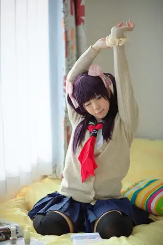 最少女的坐姿鸭子坐