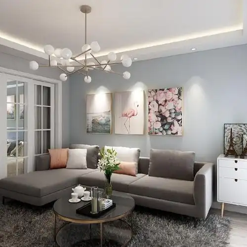 联通客厅建议做移门隔断加窗帘,保证 卧室私密性也不影响客厅采光