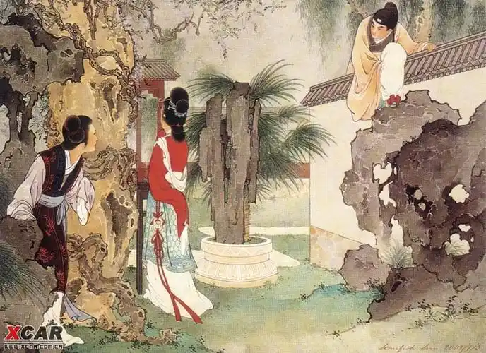 王叔晖工笔重彩《西厢记》