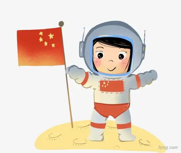 卡通宇航员下载卡通探索宇宙宇航员复古手绘宇航员与太空船本站所有