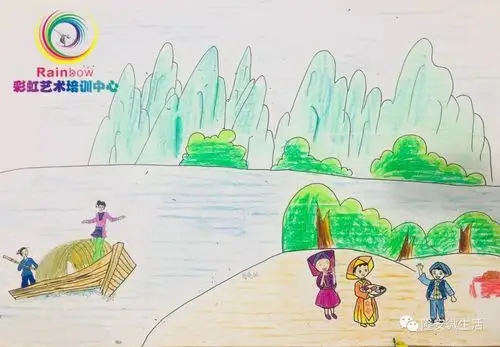 奇了,壮乡隆安在孩子的画笔下,竟是这样的!_八桂