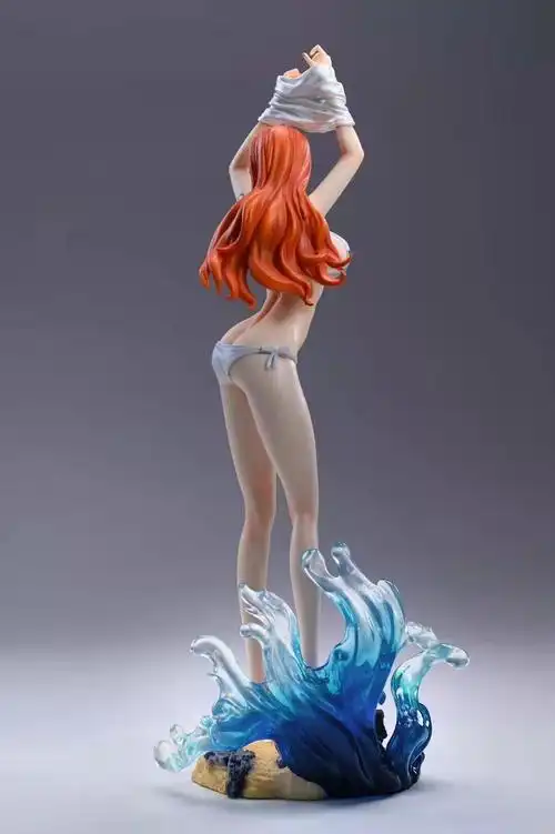 国产现货海贼王gk手办巨浪娜美雕像动漫二次元美少女模型机箱摆件